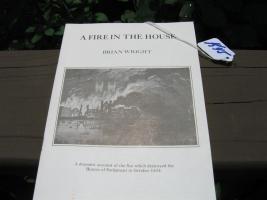 A Fire In The House. By Brian Wright. Pamphlet.