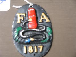 Miniature Fire Mark Reproduction of Fire Associati