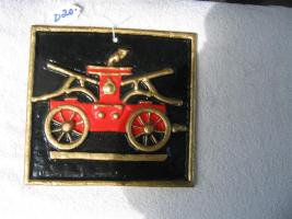 Fire Mark/Sign Reproduction of Double Decker Hand