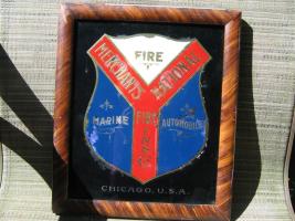 Sign. Merchants National Fire Ins. Co. Chicago, U