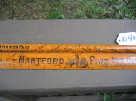 Hartford Fire Ins. Co Advertising Ruler and Paper