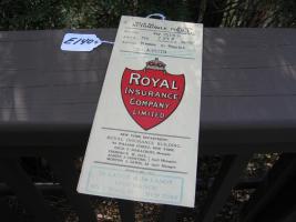 Royal Insurance Company Policy. Automobile Policy