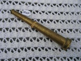 Brass Firemens Nozzle. 12 inches long. 2 1/8 inc