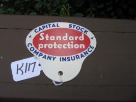 Auto Tag/Badge. Standard Protection Company Insur