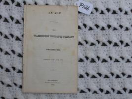 Pamphlet. An Act to Incorporate the Washington In