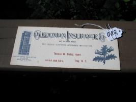 Caledonian Insurance Co. of Scotland. Ink Blotter
