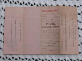 Phenix Insurance Company Dwelling House Policy. N