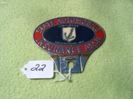 State Automobile Insurance Assn. Auto Badge.