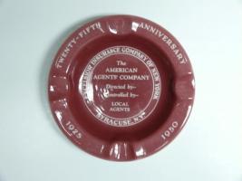Ashtray. Excelsior Insurance Co of NY, Syracuse,