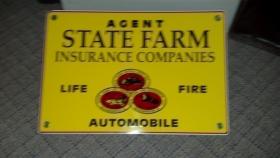 State Farm Sign- 10.5ΓÇ¥ x 15.5ΓÇ¥ company issued