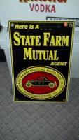 Reverse Side of State Farm Sign