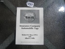Insurance Company Automobile Tags. Booklet. by R
