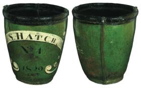 S. Hatch Fire Bucket. One Bucket - picture is of t