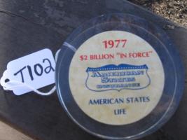 American States Insurance Paperweight. Issued in