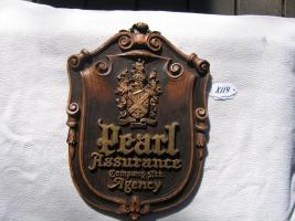 Pearl Assurance Company Ltd Agency. Plaque. Burw