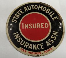 State Automobile Insurance Assn. Grill Emblem/Auto