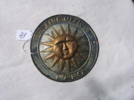 Sun Insurance Office. London, England. Copper.