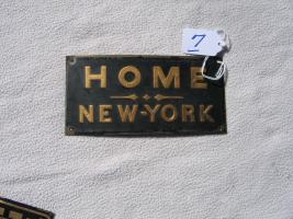 Home Insurance Company. New York, New York. Tin.