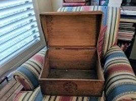 Fire Association of Philadelphia Wood Box. Pictur