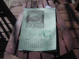 British Fire Marks Advertising Calendar for 1972.