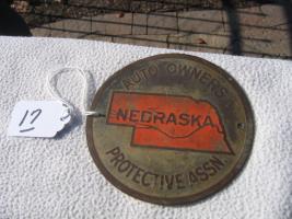 Auto Owners Protective Assn. Nebraska. Auto Tag/E