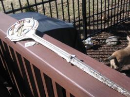 Volunteer Fireman Grave Marker. Metal. 30 inches