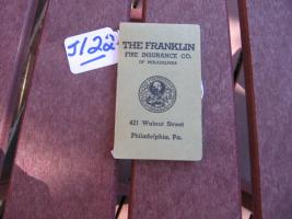 Advertising Pad of Paper for The Franklin Fire Ins