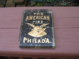 Paperweight. The American Fire Philada. 3 x 4 inc