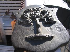 Reproduction Fire Mark of the Philadelphia Green T