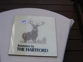 Insurance by The Hartford Agency Plaque. Lucite F