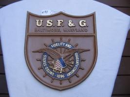 U.S.F&G Baltimore, Maryland. Insurance Plaque. 1