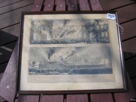 Picture of Fire in London - Framed