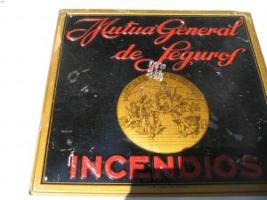 #194 Mutua General de Legurof Incendios Spanish Fire Mark. Barcelona, Spain. Bulau #B1677.