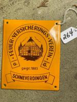 #238 Feuer Versicherungs-Verein. Schneverdingen Mutual Fire Insurance Association. German Fire Mark. E.53C