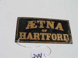 #244 Aetna of Hartford Fire Mark