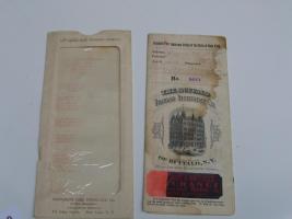 #082 Buffalo German Insurance Company of Buffalo, New York. Insurance policy.