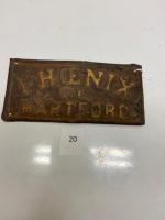 120 Firemark, U.S. Phoenix of Hartford, BU257. 1860.