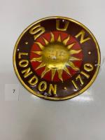 107 Firemark, Foreign Sun, BU555. Tin