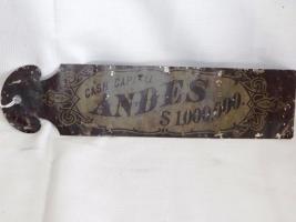 Ledger marker, Andes