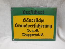 Bauerliche Brandversicherung, E14C, German, enamal coated iron