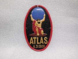 Atlas Assurance Company, London, B780, 9 1/2"X6", repainted, 1808-