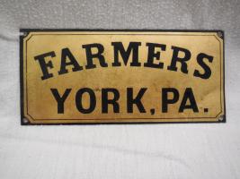 Farmers Fire Insurance Company, York, B228, tin