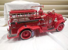 Toy fire truck/whiskey container