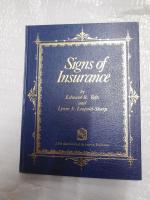 Signs of Insurance, by Ed Tufts, the authoritative book on insurance signs